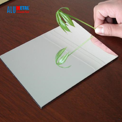 B1 Yanmaz Ayna Alüminyum Kompozit Panel Levha 0.5mm Kalın HDPE Çekirdek