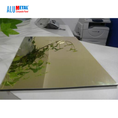 AA3003 Ayna Alüminyum Kompozit Panel Acp B1 FR A2 Kırılmaz