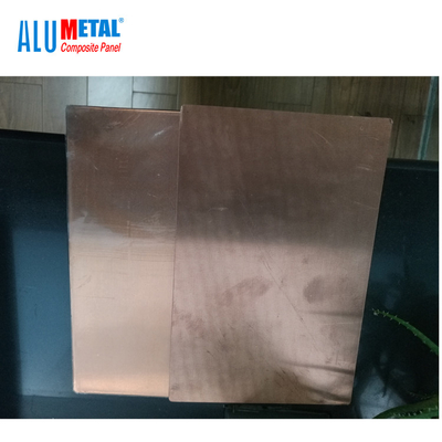 Anti Statik Metal Kompozit Panel 5mm Bakır Alüminyum CE SGS