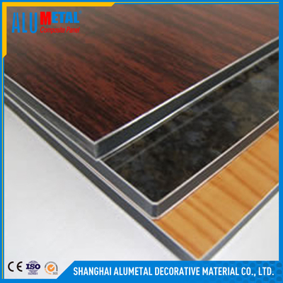 2 / 3 / 4 / 5 / 6mm Yanmaz Ahşap Alüminyum Kompozit Panel Levha FEVE