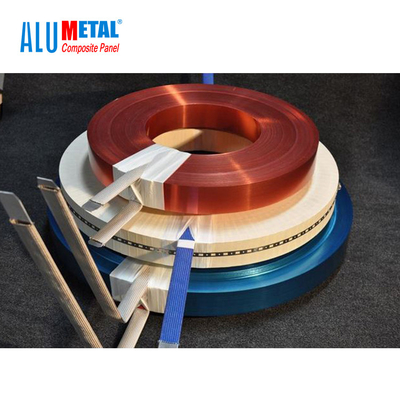 Dekoratif Alüminyum Şerit Rulo PVDF Kaplamalı 10mm-2500mm