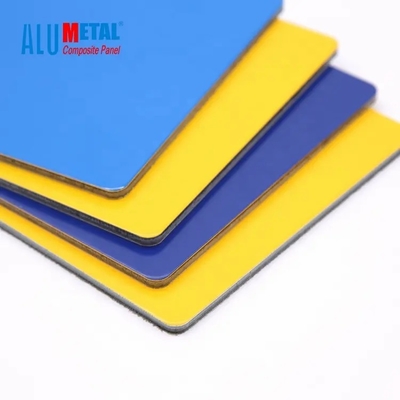 Alaşım 1100 PVDF Alüminyum Kompozit Panel Anti Statik Kompozit Alüminyum Panel 4mm