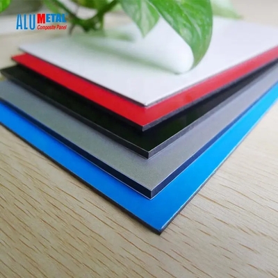 Alumetal Silver PVDF ACP Alüminyum Kompozit Panel Cephe Ürünleri