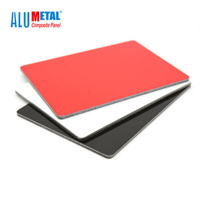 6mm Acm PVDF Alüminyum Kompozit Panel 1220 X 2440mm Antibakteriyel Yüzey