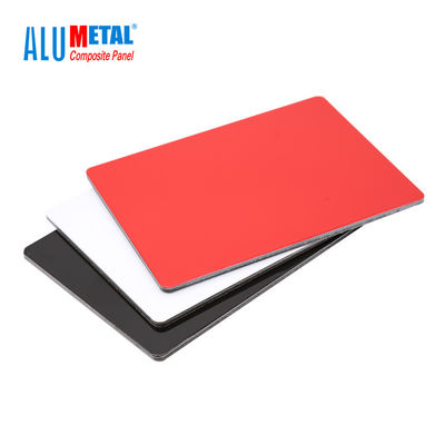 6mm Acm PVDF Alüminyum Kompozit Panel 1220 X 2440mm Antibakteriyel Yüzey