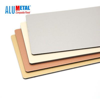 3mm ACM 1250mm İç Alüminyum Kompozit Panel Kaplama Panelleri LDPE Yanmaz