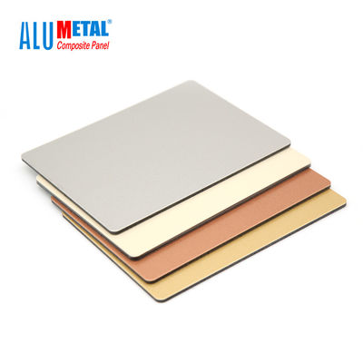 3mm ACM 1250mm İç Alüminyum Kompozit Panel Kaplama Panelleri LDPE Yanmaz