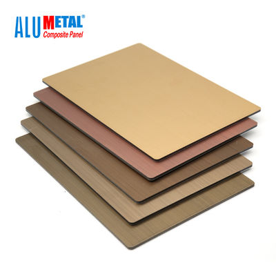 600mm 0.06mm Alüminyum Kompozit Metal Paneller Duvar Anti Bakteriyel İçin Acp Levha