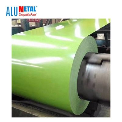 3 Kat Boyalı Alüminyum Bobin Kaplama Alüminyum 1500mm Isıya Dayanıklı H22 Sıva Kabartmalı SGS