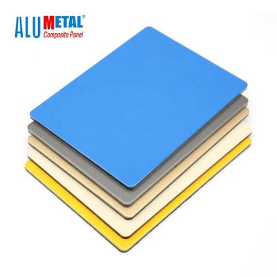 Dış Mekan PVDF Alüminyum Kompozit Panel Fırçalanmış Yüzey Malzemesi Kaplama 4mm