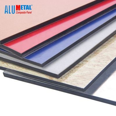 4mm Antibakteriyel PVDF Alüminyum Kompozit Panel Acp Levha 1250mm Yapı Malzemesi