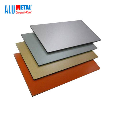 1220x2440mm Fırçalı PVDF Alüminyum Kompozit Panel Sac 5mm AA1100