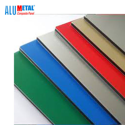 1220x2440mm Fırçalı PVDF Alüminyum Kompozit Panel Sac 5mm AA1100