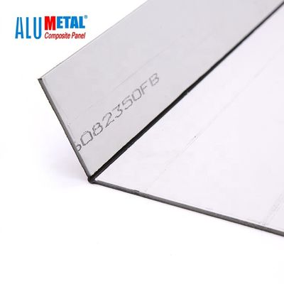 Reklam için Dibond 3mm PVDF Alüminyum Kompozit Panel Acp Ayna Levha Eloksal Yüzey
