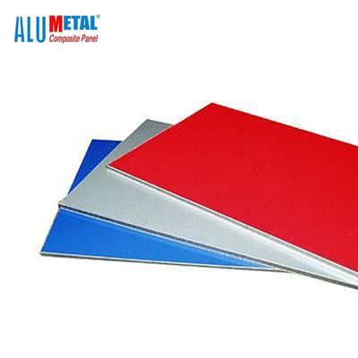 4mm PVDF Kaplamalı 3003 Alaşımlı Alüminyum Levha Duvar Kaplama Kompozit Levha Antibakteriyel ISO9001