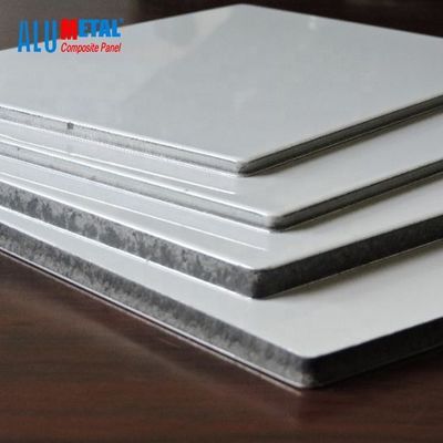 2mm Yanmaz Alüminyum Kompozit Panel Duvar Kaplama Florokarbon Alaşım 1100