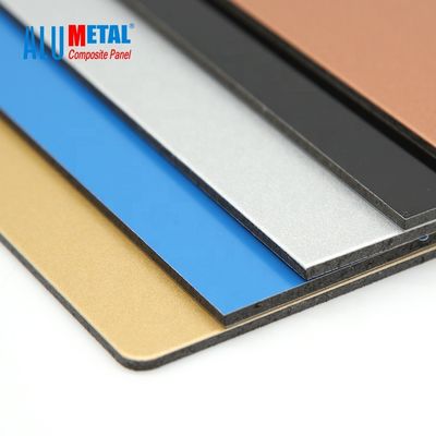 6mm Dibond 1500 X 4000mm PE Alüminyum Kompozit Panel Sandviç Levha Nano Yanmaz