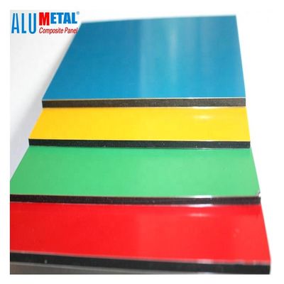 1500mm Cephe Aynası Alüminyum Kompozit Malzeme Panel LDPE Çekirdek 10mm