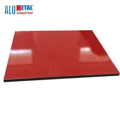 0.5mm PE Cephe Alüminyum Kompozit Panel Eloksallı Yüzey Yangına Dayanıklı Acp Levhalar 2mm