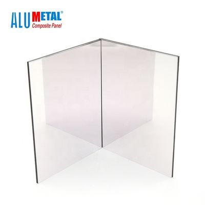 PVDF Kaplamalı 3mm Acp Alüminyum Kompozit Panel Levha 0.5mm AA5005 Mat Kaplama