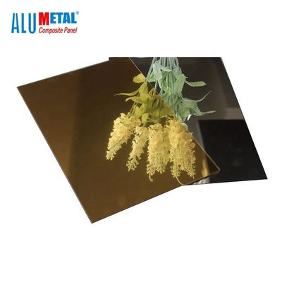 Bölme Eloksal Yüzey için 2440mm 3mm Yangına Dayanıklı Alüminyum Kompozit Panel Levha