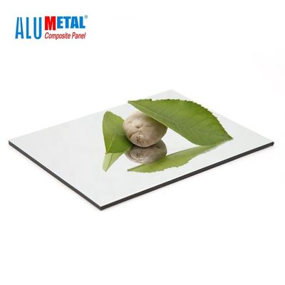 4mm Yansıtıcı Alüminyum Kompozit Ayna Levhası 1570mm Alaşım 1100