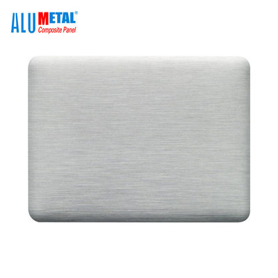 Alüminyum Ayna Acp Levha Kaplama 0,5 mm Gümüş 2440 mm Parlak