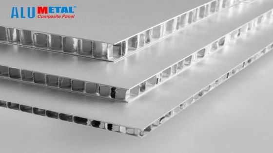 4 X 8 500mm 10000mm Alüminyum Petek Panel Deniz 4mm Sandviç Panel SGS