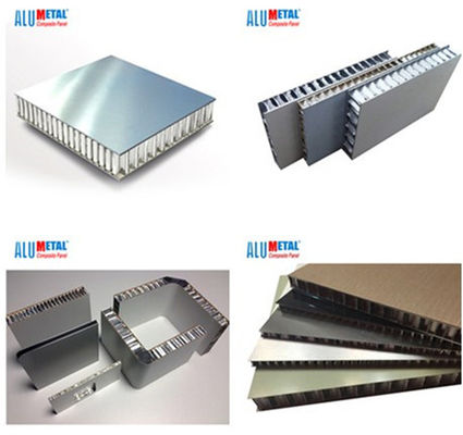 4 X 8 500mm 10000mm Alüminyum Petek Panel Deniz 4mm Sandviç Panel SGS
