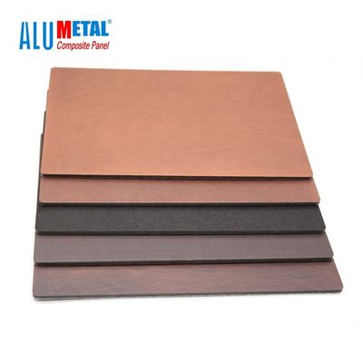 Antibakteriyel 4mm ACP Alüminyum Metal Kompozit Panel 1000mm 0.15mm Deri