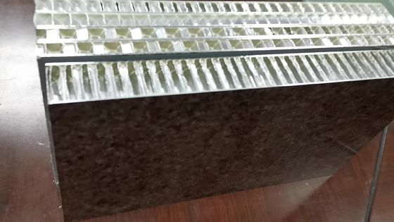 Kompozit Ahşap Taş Petek Panel 100mm Mermer Ekstrüde 1575MM Dış B1 FR