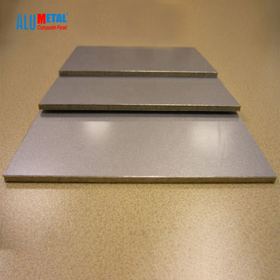 6mm PVDF 2000mm Alüminyum Kompozit Panel Bölme Rainscreen Kaplama Fırçalanmış Yüzey