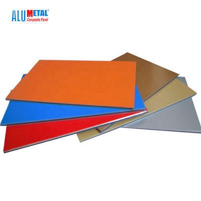 6mm PVDF 2000mm Alüminyum Kompozit Panel Bölme Rainscreen Kaplama Fırçalanmış Yüzey