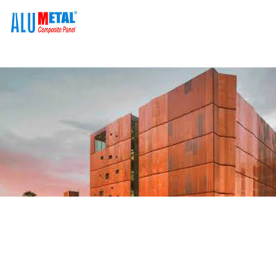 4mm 1000mm Alüminyum Kompozit Panel Tabela Metal Duvar Panelleri 0.55mm