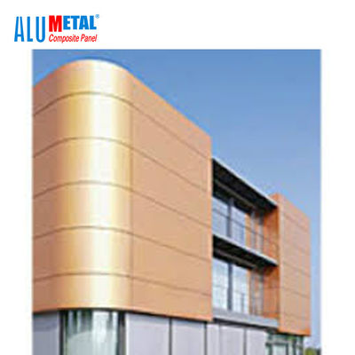 4mm 1000mm Alüminyum Kompozit Panel Tabela Metal Duvar Panelleri 0.55mm