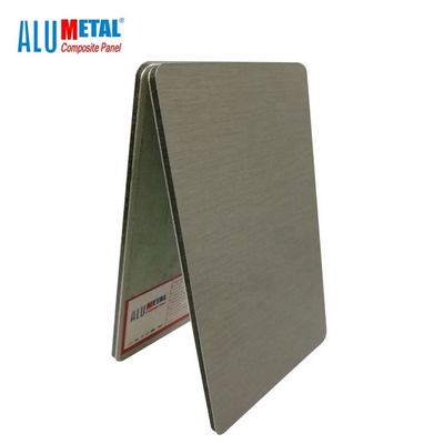 3mm Plastik Metal Kompozit Panel Vmzinc Alüminyum Kaplama İç Mekan 0.7mm