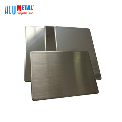 Küflenmez 5000mm Paslanmaz Çelik Alüminyum Plastik Kompozit Panel FEVE 1220mm AA1100