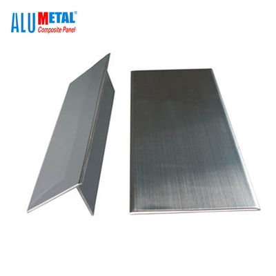 0.3mm 1220mm Metal Kompozit Panel Korozyona Dirençli PVDF Dış Metal Duvar Panelleri