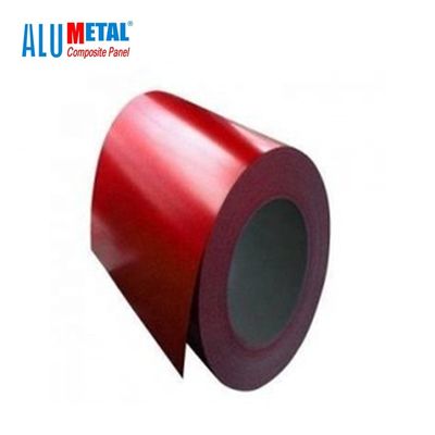 İnşaat için PVC Kaplı Trim Kaplı Alüminyum Bobin Açma 200MM 2600 Mm