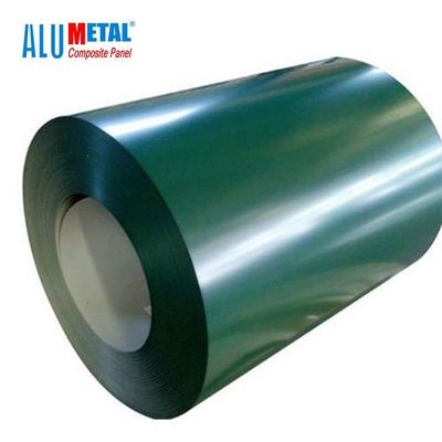 Renkli Kaplamalı 100mm Boyalı Alüminyum Levha Bobin H112 Delme 2200mm