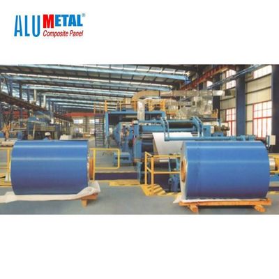 Renkli Kaplamalı 100mm Boyalı Alüminyum Levha Bobin H112 Delme 2200mm