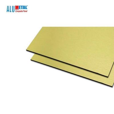 5mm PVC Fırçalı Alüminyum Kompozit Panel Levha AA3003 Sedefli