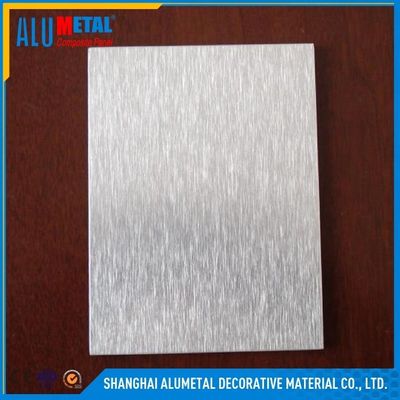 4mm Cilalı AA3003 Fırçalı Alüminyum Kompozit Panel Levha 1220MM