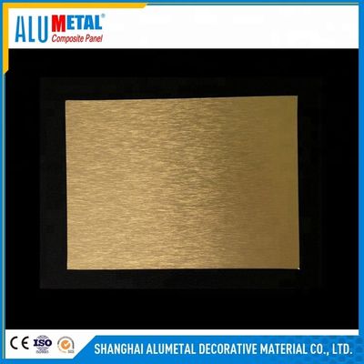 4mm Cilalı AA3003 Fırçalı Alüminyum Kompozit Panel Levha 1220MM
