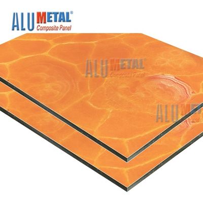 Dış Mekan Eloksallı Alüminyum Sandviç Levha 1220mm Kompozit Malzeme Panelleri 2mm