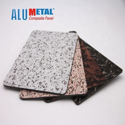 5000mm Mermer Alüminyum Kompozit Panel AA1100 8mm Ahşap Tahıl Acp Dış Cephe Kaplama
