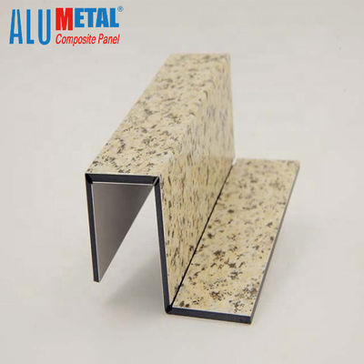 5000mm Mermer Alüminyum Kompozit Panel AA1100 8mm Ahşap Tahıl Acp Dış Cephe Kaplama