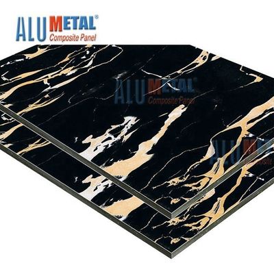 5mm 1570mm Mermer Alüminyum Kompozit Panel Dış Cephe Panelleri PVDF Kaplama
