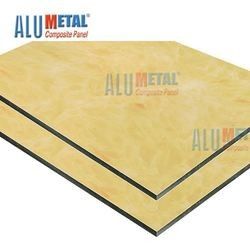 ACP Alüminyum Kompozit Panel Sac Malzemesi 0.1mm 5000mm Eloksal Granit