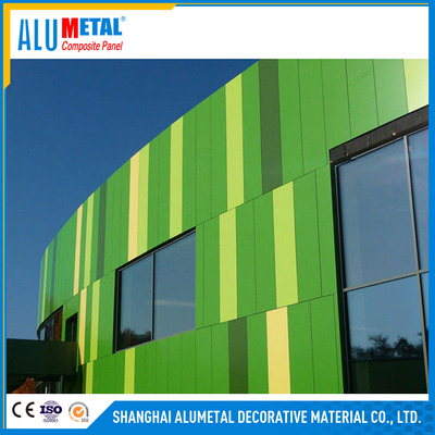 Eloksallı Mimari Pvdf Alüminyum Kompozit Panel 2mm 3mm